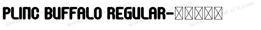 Plinc Buffalo Regular字体转换